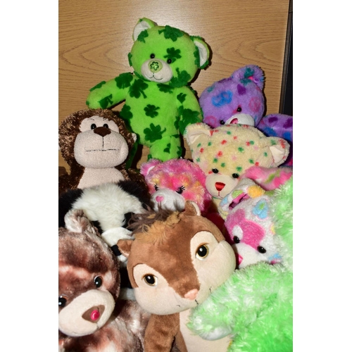 496 - A COLLECTION OF BUILD-A-BEAR WORKSHOP TEDDY BEARS AND OTHER SOFT TOYS, all appear complete and in ve... 