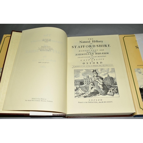 526 - STAFFORDSHIRE INTEREST, comprising Stebbing Shaw, The History & Antiquities of Staffordshire, two vo... 