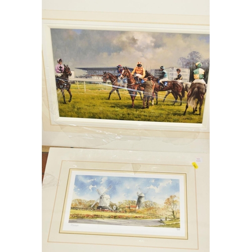 549 - FOUR LIMITED EDITION PRINTS, comprising 'Terrace La Reuda' by Ann Oram, 'Jack and Jill Mills' by Joh... 