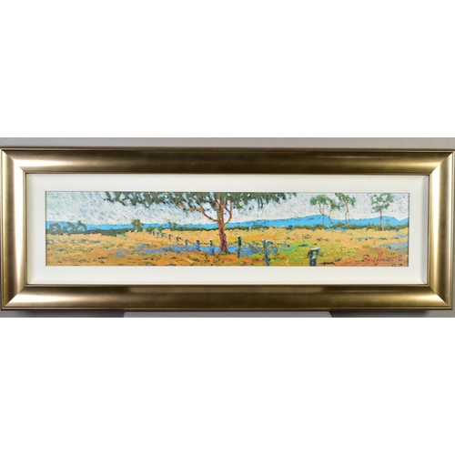 289 - ROLF HARRIS (AUSTRALIAN 1930), 'Midday Shade', an artist proof print of a panoramic landscape, 6/10,... 