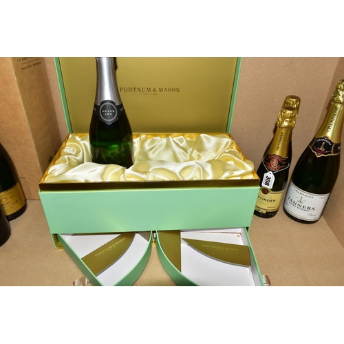 308 - SEVEN BOTTLES OF CHAMPAGNE, comprising a Magnum bottle of Berry Bros & Rudd Grand Cru Brut, 12% vol,... 