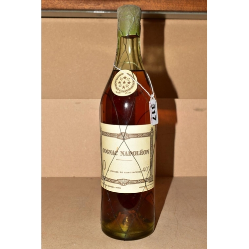 317 - A BOTTLE OF COGNAC NAPOLEON, from E. Piercel De Saint-Jacques