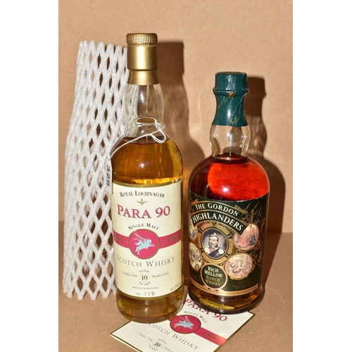 325 - TWO BOTTLES OF SCOTCH WHISKY, comprising a bottle of Royal Lochnagar Para 90 Single Malt, aged 10 ye... 