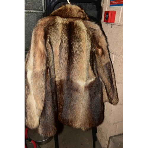 363 - A LADIES FUR COAT