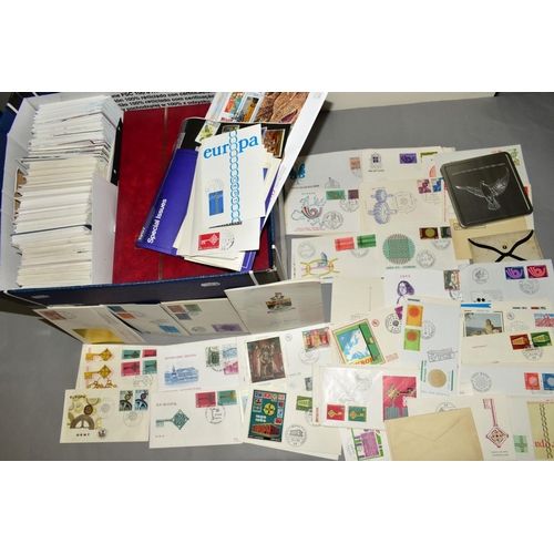 404 - A BOX OF MAINLY GB FIRST DAY COVERS to approximately 2003 (approximately 300) together with seven em... 