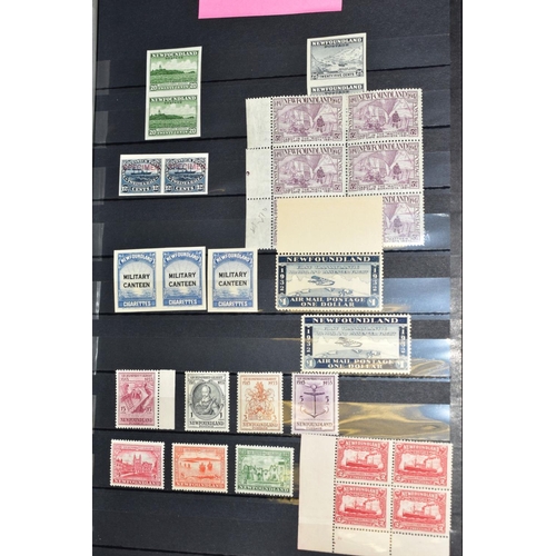 408 - STAMPS, EXTENSIVE COLLECTION OF CANADA in seven albums and year packs, a few early are dubious but n... 