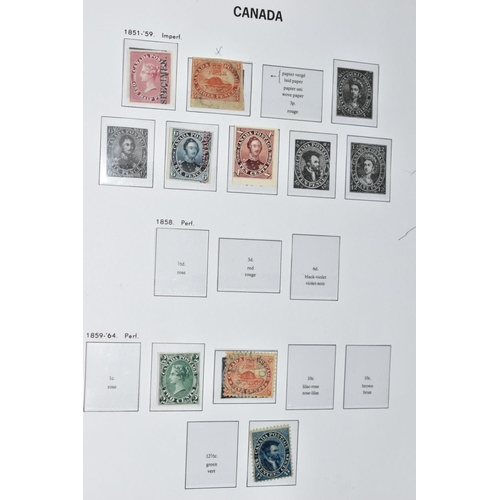 408 - STAMPS, EXTENSIVE COLLECTION OF CANADA in seven albums and year packs, a few early are dubious but n... 