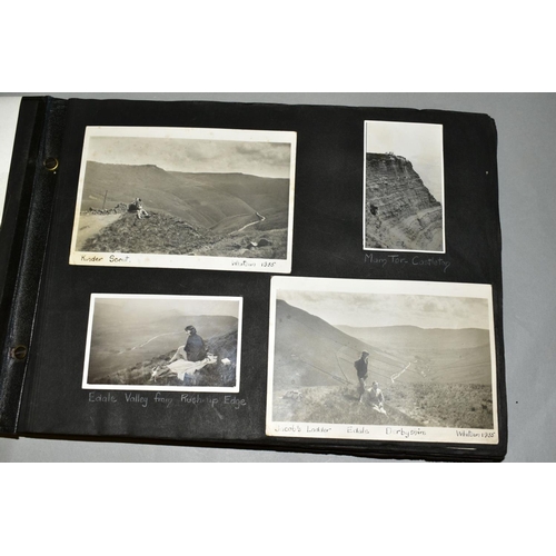 418 - A PERSONAL FAMILY PHOTOGRAPH ALBUM dating from the 1930's and featuring holiday photographs taken in... 