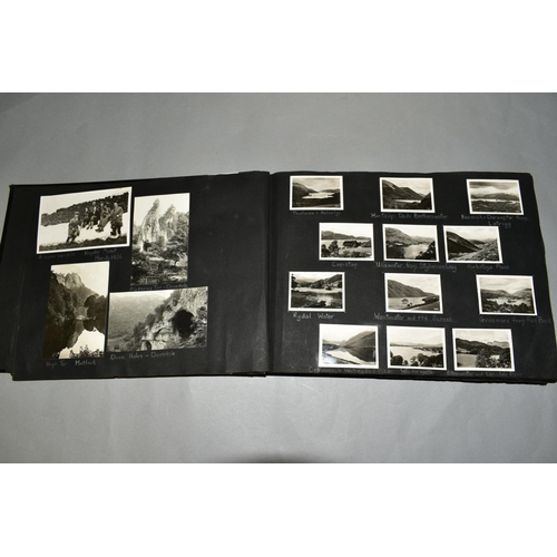 418 - A PERSONAL FAMILY PHOTOGRAPH ALBUM dating from the 1930's and featuring holiday photographs taken in... 