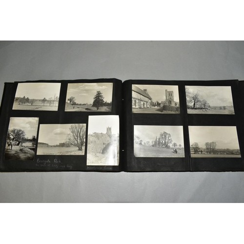 418 - A PERSONAL FAMILY PHOTOGRAPH ALBUM dating from the 1930's and featuring holiday photographs taken in... 