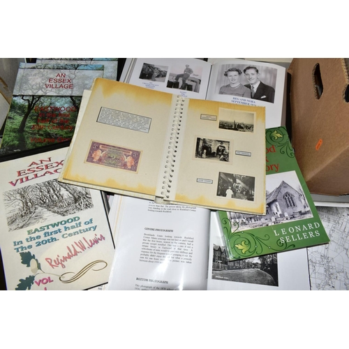 423 - A COLLECTION OF SOCIAL HISTORY EPHEMERA relating to Eastwood Village in Essex, compiled by Reginald ... 