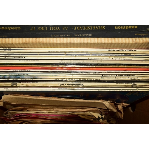 426 - A TRAY OF OVER THIRTY 78'S AND OVER TWENTY LP'S AND BOX SETS including Elvis Presley, Ella Fitzgeral... 