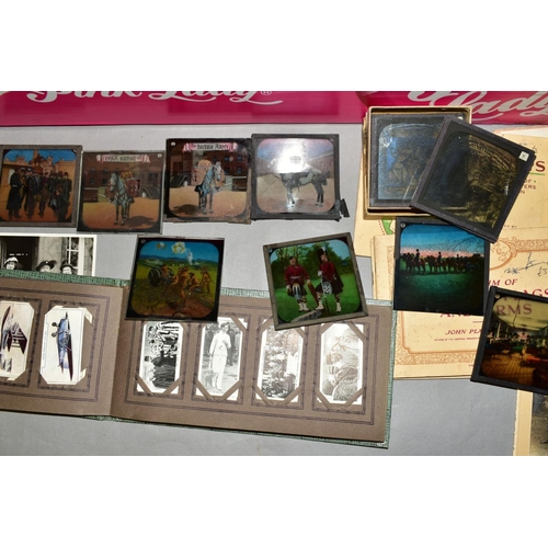 428 - A QUANTITY OF POSTCARDS, CIGARETTE CARDS AND OTHER PRINTED EPHEMERA, including a quantity of magic l... 