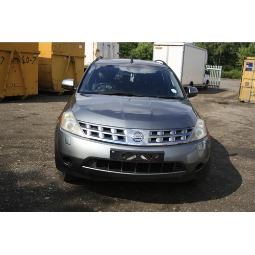 1001 - A NISSAN MURANO CVT 4 X 4 MOTOR CAR WITH A 3.5L V6 PETROL ENGINE, automatic gear box, Bose sound sys... 