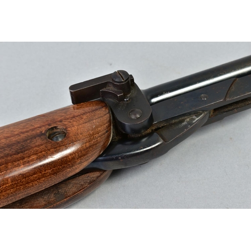 139 - A .22'' WEBLEY & SCOTT MK111 AIR RIFLE, serial number A1364, it's rear sight has been removed, the t... 