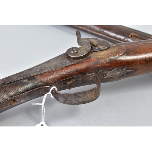 140 - A NATIVE COPY OF THE TWO BAND P53 ENFIELD, it's barrel is approximately 36 3/4'' long and appears sm... 