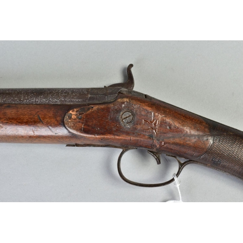 140 - A NATIVE COPY OF THE TWO BAND P53 ENFIELD, it's barrel is approximately 36 3/4'' long and appears sm... 