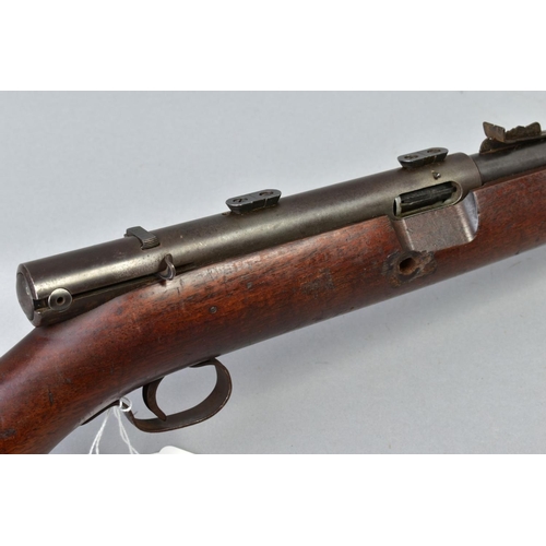 144 - A WINCHESTER .22'' SHORT MODEL 74 SEMI AUTOMATIC RIFLE, serial number 48580, this tubular feed rifle... 