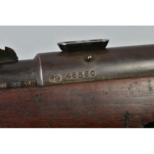 144 - A WINCHESTER .22'' SHORT MODEL 74 SEMI AUTOMATIC RIFLE, serial number 48580, this tubular feed rifle... 