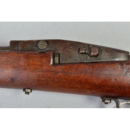 145 - A .410'' 21/2 CHAMBERED SINGLE BARREL SHOTGUN made in Europe fitted with a vertically hinged breech ... 