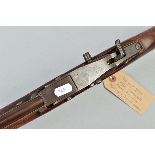 145 - A .410'' 21/2 CHAMBERED SINGLE BARREL SHOTGUN made in Europe fitted with a vertically hinged breech ... 