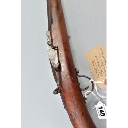 145 - A .410'' 21/2 CHAMBERED SINGLE BARREL SHOTGUN made in Europe fitted with a vertically hinged breech ... 