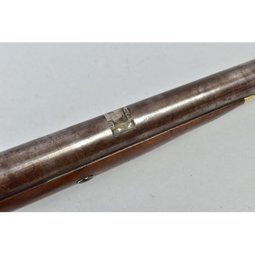 149 - A 14 BORE PERCUSSION DRUM AND NIPPLE CONVERSION OF A FORMER HIGH QUALITY FLINTLOCK RIFLE made by the... 