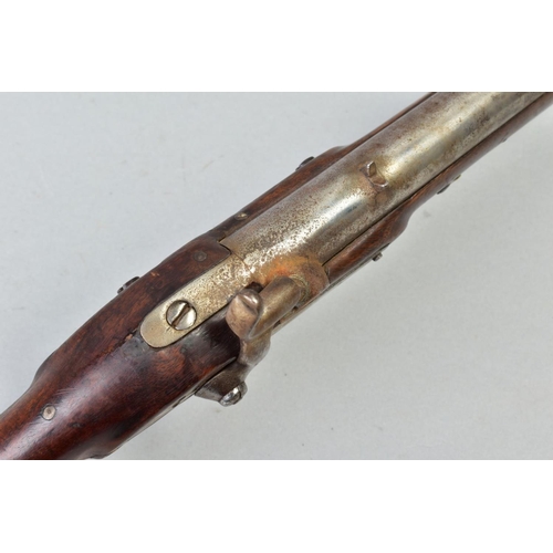 150 - A 10 BORE PERCUSSION CARBINE made for the East India Company, it is fitted with a 26'' smooth bore b... 