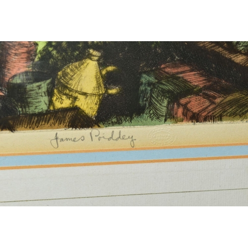 335 - PAINTINGS AND DRY POINT ETCHING, to include 'Clay-Next-The-Sea, Norfolk' by James Priddey, signed an... 