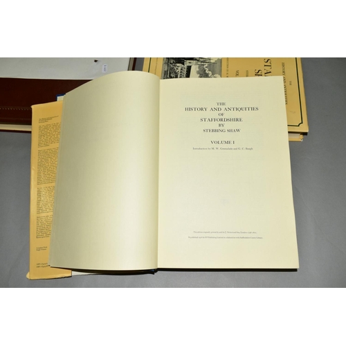 358 - STAFFORDSHIRE INTEREST, comprising Stebbing Shaw, The History & Antiquities of Staffordshire, two vo... 