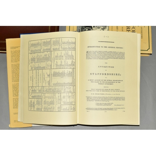 358 - STAFFORDSHIRE INTEREST, comprising Stebbing Shaw, The History & Antiquities of Staffordshire, two vo... 