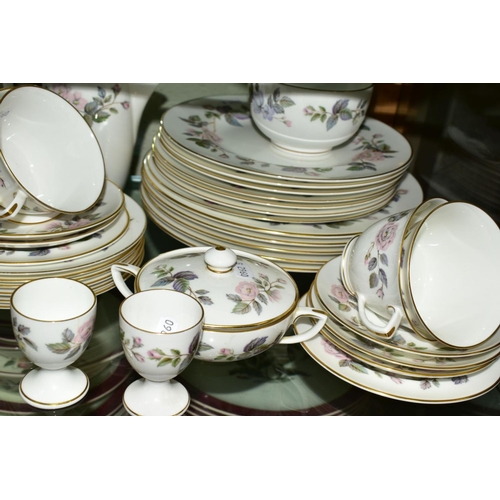 367 - ROYAL WORCESTER 'JUNE GARLAND' PART DINNER/TEA WARES, to include tureen, hot water jug, various plat... 