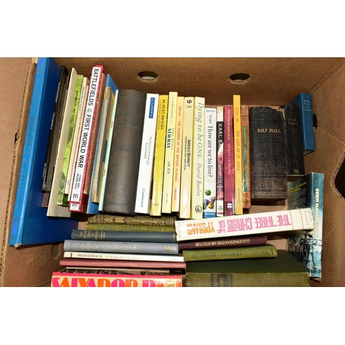 382 - FOUR BOXES OF BOOKS, INVITATION CARDS, WRAPPING PAPER, NOVELTY ITEMS, etc, including stationary item... 