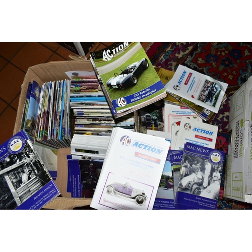 441 - TEN BOXES OF CAR/MOTORING INTEREST BOOKS, including Haynes Workshop manuals, car auction catalogues,... 