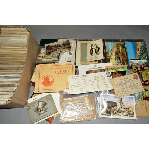 468 - A COLLECTION OF APPROXIMATELY EIGHT HUNDRED POSTCARDS, dating from the Edwardian era to the mid 20th... 