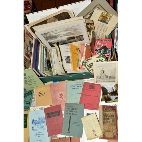 503 - A QUANTITY OF EPHEMERA, to include maps, guide books, photographs, newspapers, magazines, books, car... 