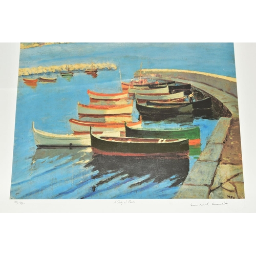 504 - WINSTON CHURCHILL (BRITISH 1874-1965), 'A Study of Boats', limited edition prints from an edition of... 