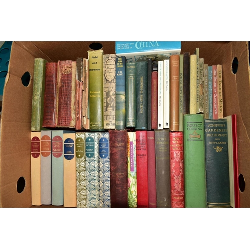 530 - EIGHT BOXES OF VINTAGE BOOKS, including Richmal Compton, Walter Scott, Companion Book Club titles, n... 