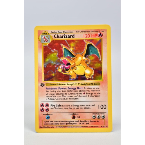 1600 - COMPLETE FIRST EDITION SHADOWLESS POKEMON CARDS BASE SET, complete set of one hundred and two cards,... 