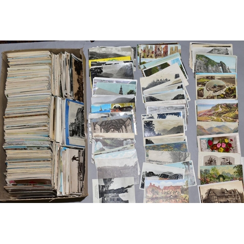 235 - A LARGE COLLECTION OF APPROXIMATELY 1200-1300 POSTCARDS, the cards are mainly of a topographical nat... 