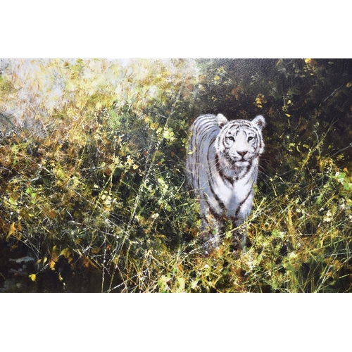 250 - DAVID SHEPHERD (1931-2017) 'THE WHITE TIGER OF REWA' a limited edition silk screen print 253/350, si... 