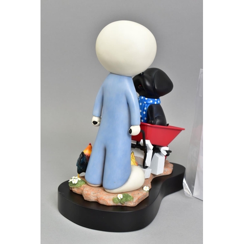 329 - DOUG HYDE (BRITISH 1972) 'DAISY TRAIL' a limited edition cold cast porcelain sculpture of a figure p... 