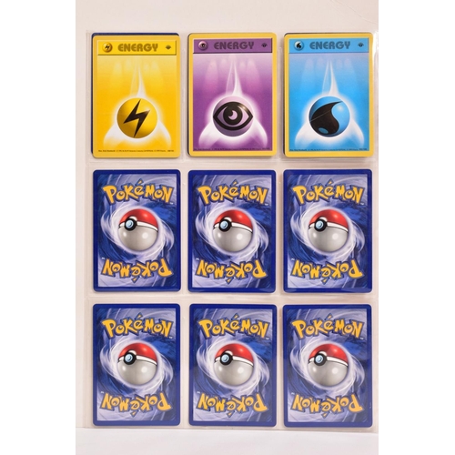 1600 - COMPLETE FIRST EDITION SHADOWLESS POKEMON CARDS BASE SET, complete set of one hundred and two cards,... 