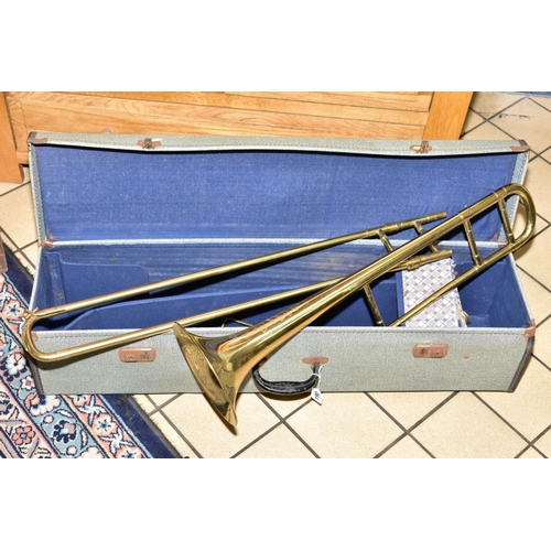 190 - A RUDY MIICK DALLAS, LONDON TROMBONE '2H' two piece, in fitted case