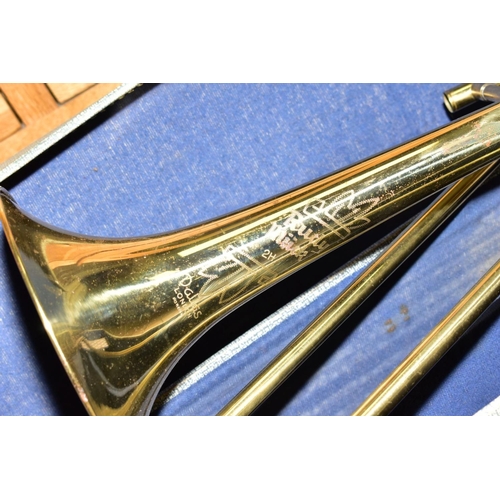 190 - A RUDY MIICK DALLAS, LONDON TROMBONE '2H' two piece, in fitted case