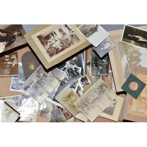 226 - TWO BOXES OF EPHEMERA containing a mixture of postcards, greeting cards and photographs, mainly from... 