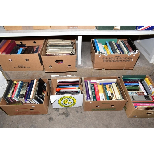 344 - SEVEN BOXES OF BOOKS etc, subjects to include Antique Reference books, Millers Guides, Auction catal... 