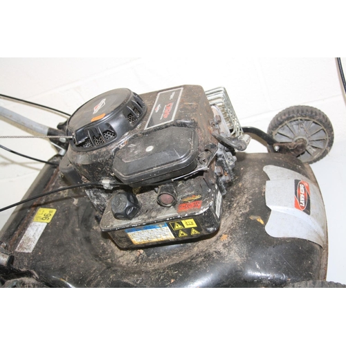 1108 - A LAWN KING PETROL LAWN MOWER with a Briggs and Stratton 450 series 148cc engine and 18'' blade and ... 