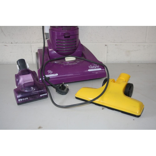 1112 - A HOOVER WHIRLWIND CYCLONIC VACUUM CLEANER with attachments (PAT pass and working)