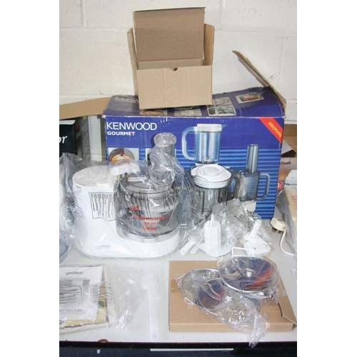 1114 - KITCHEN ELETRICALS, including a Kenwood Gourmet Food Processor, a Prima Food Processor, a Bifinett V... 